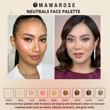 Load image into Gallery viewer, Mawarose Neutrals Face Pallete