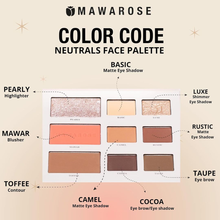 Load image into Gallery viewer, Mawarose Neutrals Face Pallete