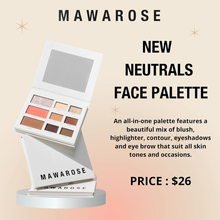 Load image into Gallery viewer, Mawarose Neutrals Face Pallete