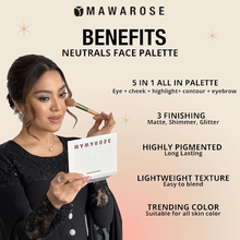 Load image into Gallery viewer, Mawarose Neutrals Face Pallete
