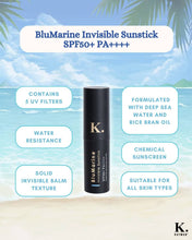 Load image into Gallery viewer, Kayman - BluMarine Invisible Sunstick SPF50+PA++++