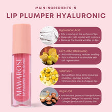 Load image into Gallery viewer, Mawarose Lip Plumper Infused With Hyaluronic Acid: 3-in-1 Instant Lip Maximizer, Lip Gloss & Lip Sleeping Mask