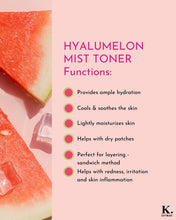 Load image into Gallery viewer, Kayman - HyaluMelon Mist Toner